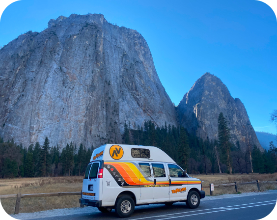 Campervan in Yosemite